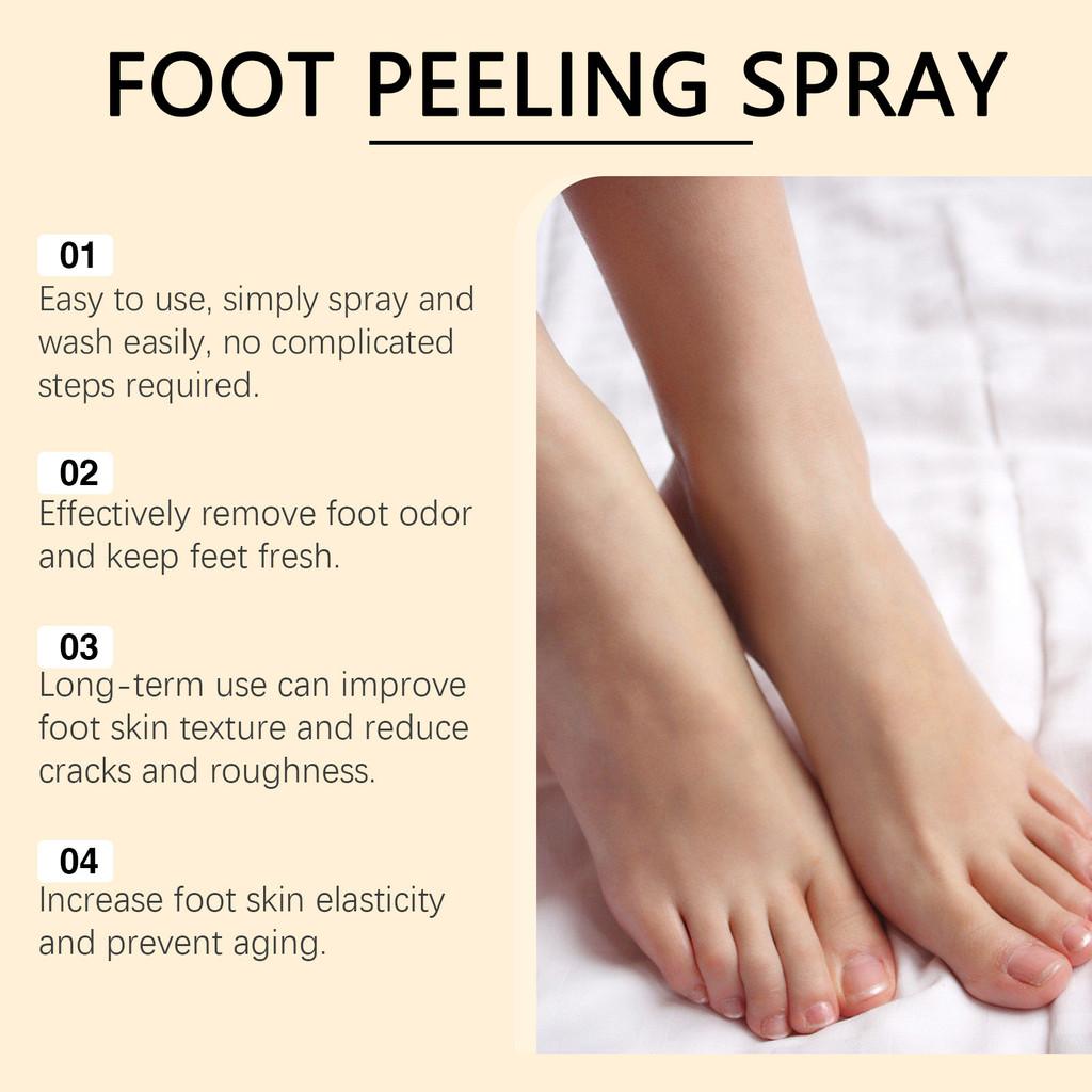 Houkea Exquisite Foot Exfoliating Spray For Gentle Cleansing And Softening Skin