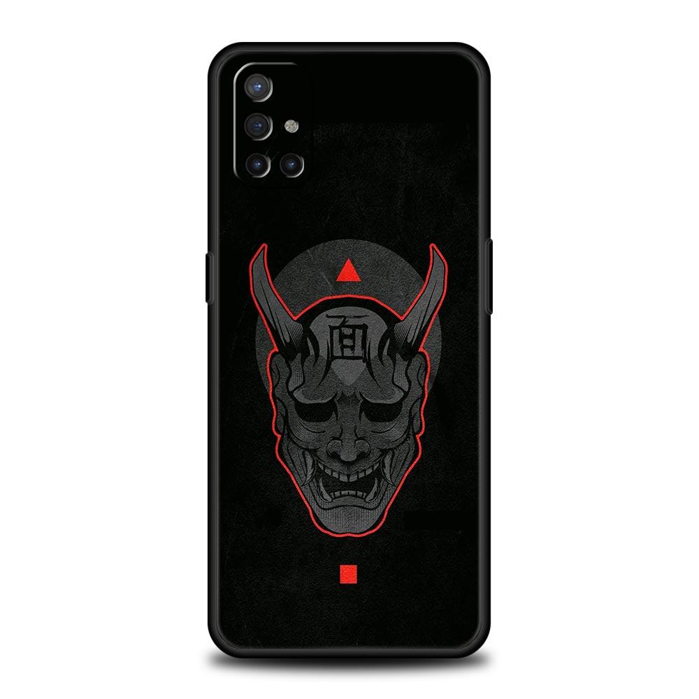 

Japan Ghost Face Samurai Phone Case For OnePlus 15 13 12 11 10 Pro 13T 13R 12R 9 8T 8 7 7T 9R Nord 2T CE 2 3 4 5G Soft Cover Nord CE 2 5G
