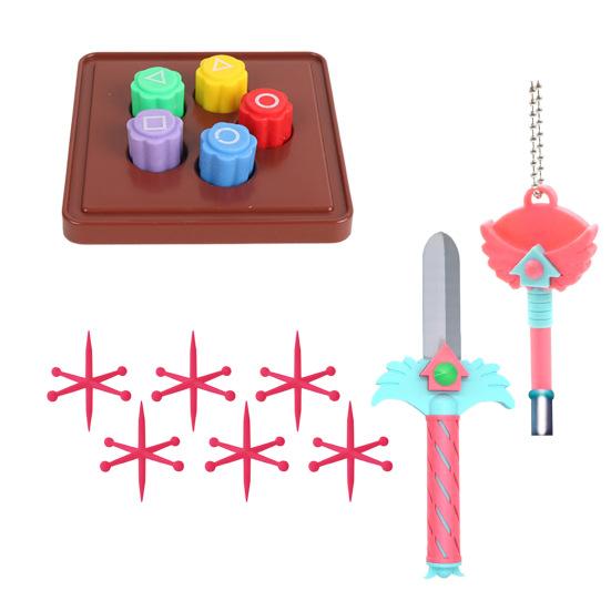 

Ожерелье-ключ, напечатанное на 3D-принтере, стилет, вдохновленный корейской традиционной игрой, подвеска-ключ, подвеска для рюкзака, корейская народная игра, подарок для фанатов и коллекционеров 1 Set