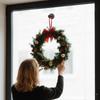 2/4 Pack Wreath Hanger For Front Door, Heavy Duty Suction Cup Hook For Glass Window/Over Door/Outdoor, Christmas/Thanksgiving/Halloween/Easter/Valent