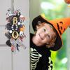 1pc Halloween Pumpkin Wreath Creepy Scary Door Hanging Garland Festival Decor Photography Prop Haunted House Party Decor