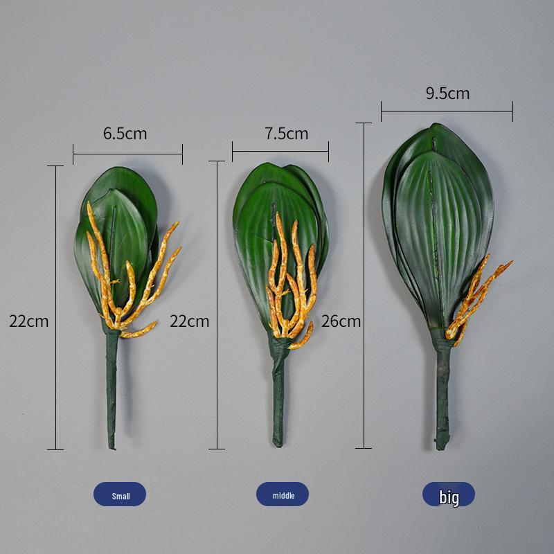 Artificial Phalaenopsis Leaf Decoration for Home, Photography, and Weddings