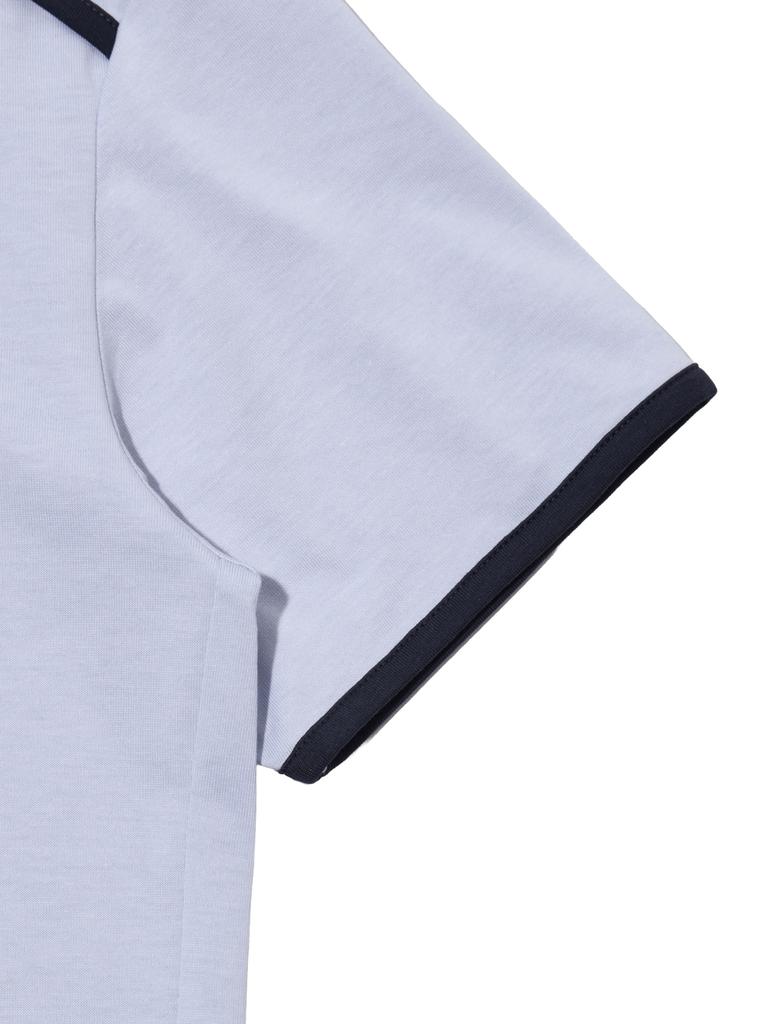 EIDER Sheer Women'S Ringer Short Sleeve T-Shirt_Ice Blue