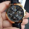 Casio Standard Series Classic Minimalist Stylish Black Watch Quartz Movement Leather Strap Men watches MTP-V300GL-1A