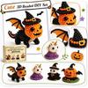 3D Beaded DIY Kit Cat and Animal Figures Handcraft Material Set for Creative Beading Projects Home Decoration Four Piece Set