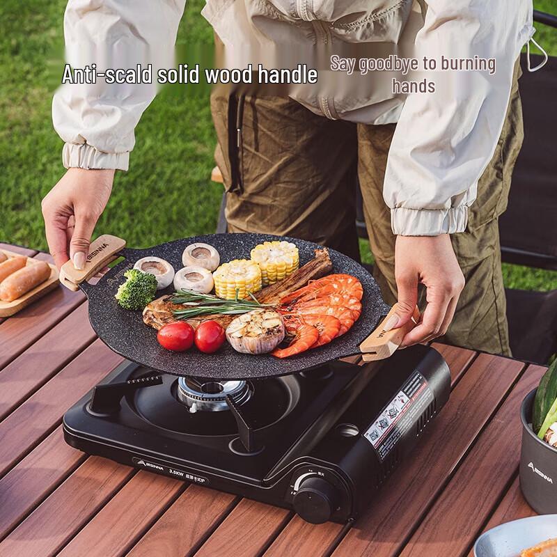 BSWolf Maifan Stone Teppanyaki Grill Pan, 30CM