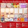 Handmade Cat Paw Ball Set: DIY Decompression Toy