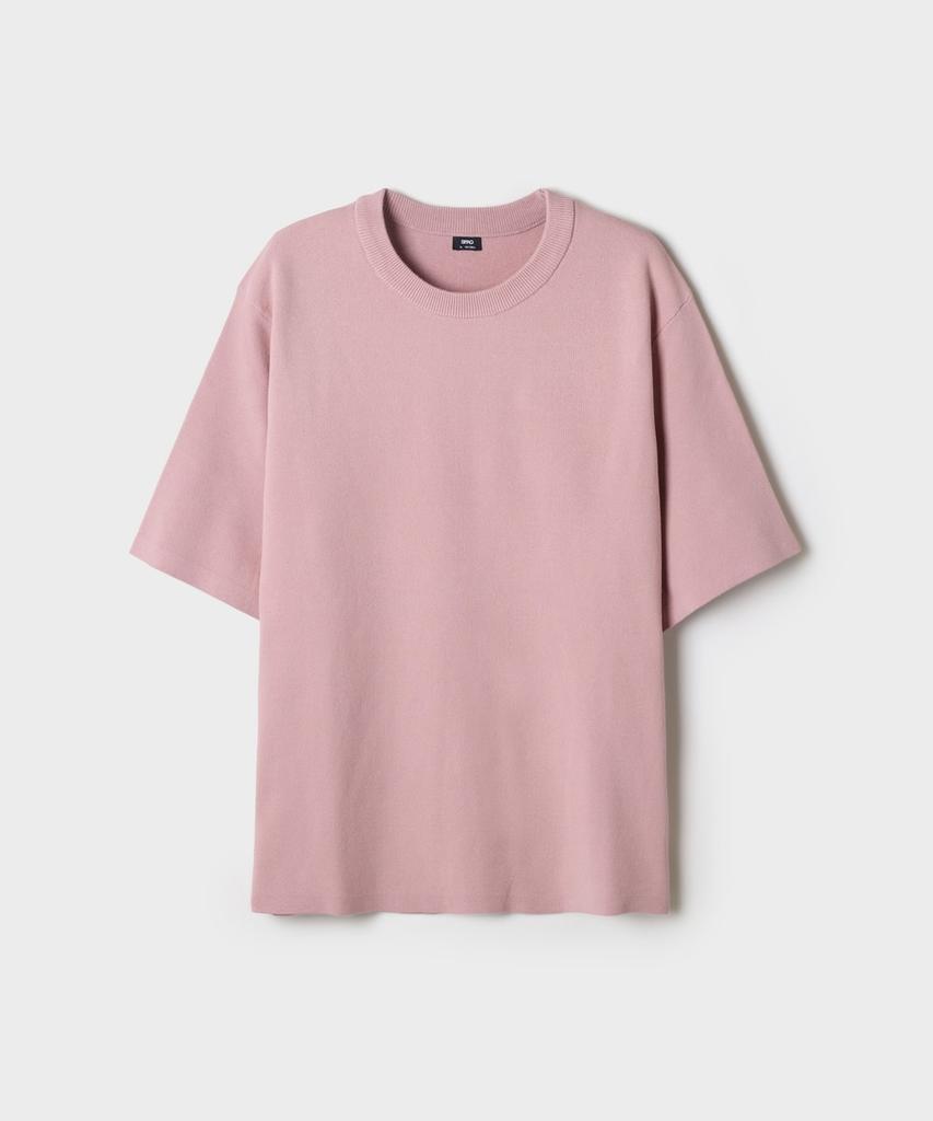 Seupao [Cotton Blend] Round Neck Short Sleeve Knit_Spkwg25M04 (A Type)