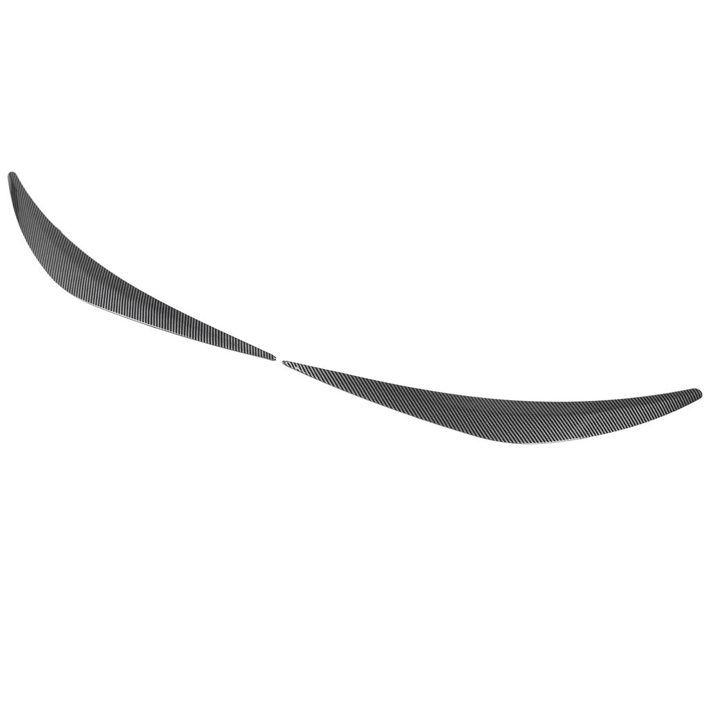 2Pcs Headlight Eyebrow Left Right Fade Proof Front Headlight Eyelid Trim Replacement for INFINITI