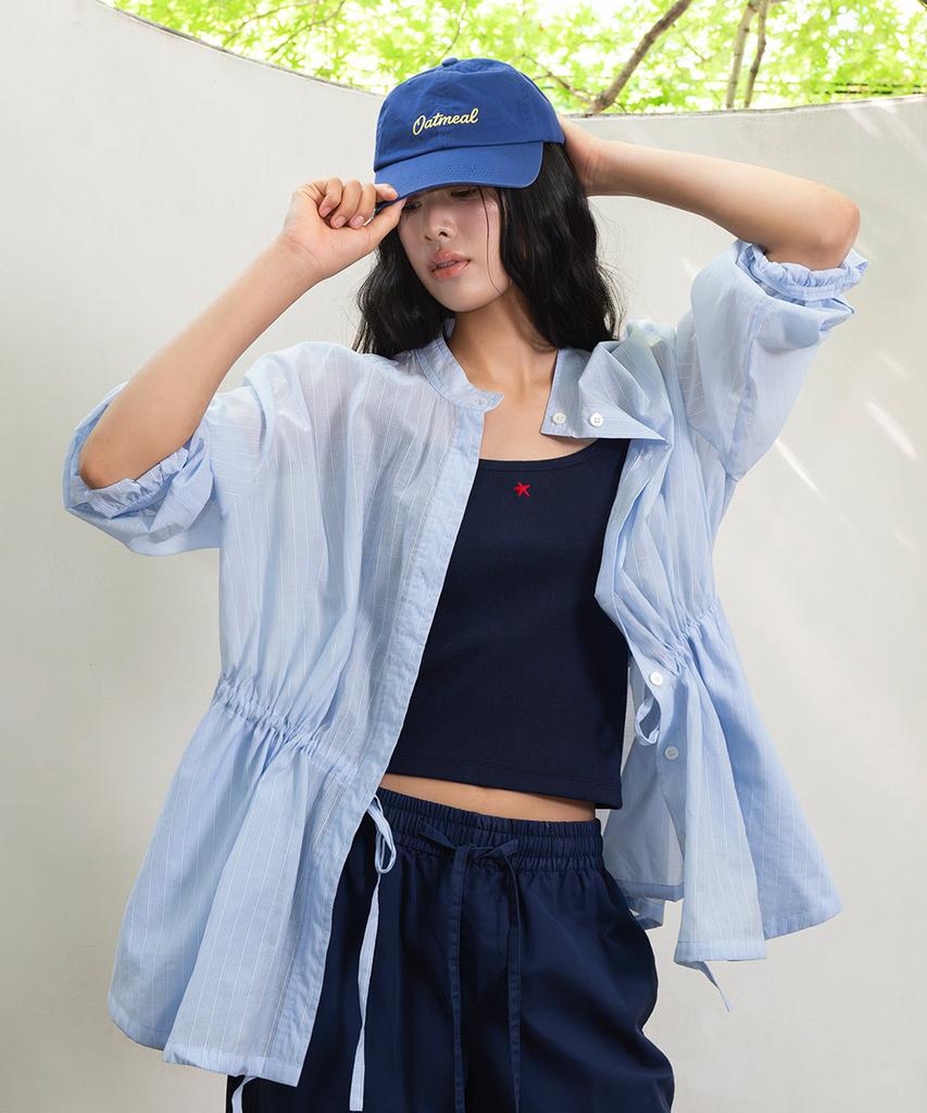 Oteumilkape Lettering Ball Cap - Blue
