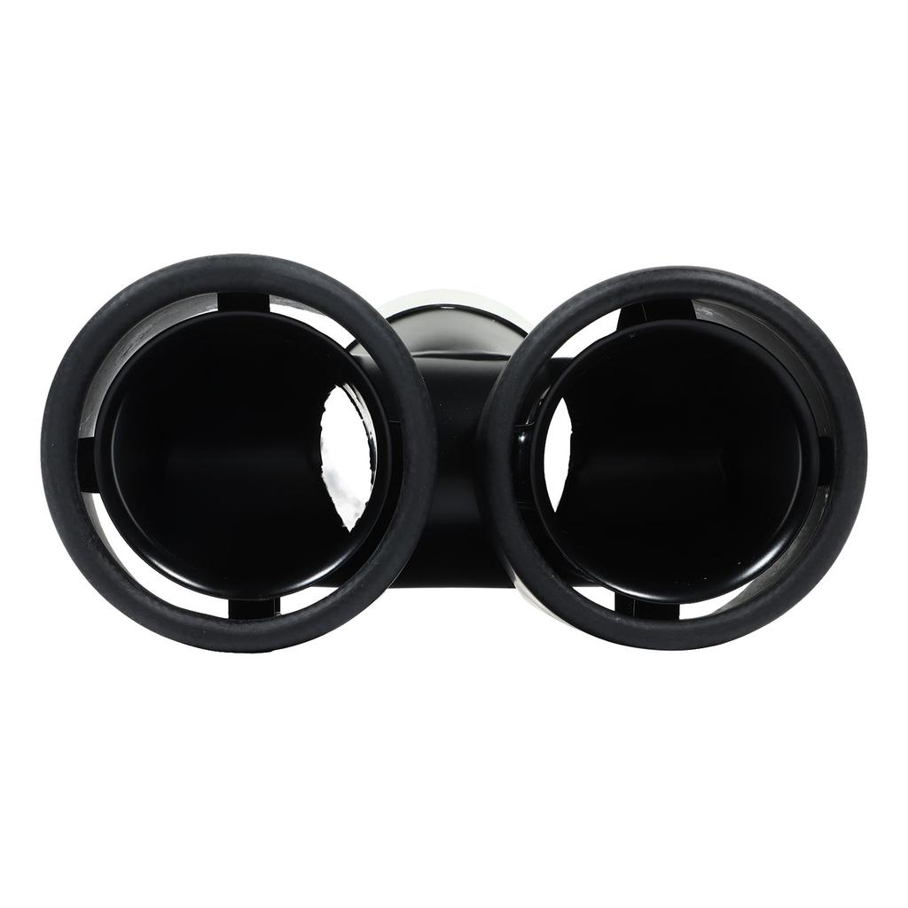 Čtyřhranná koncovka výfuku Nerezová ocel Uhlíkové vlákno Náhrada pro Land Rover Defender 90 110 L663 Matná