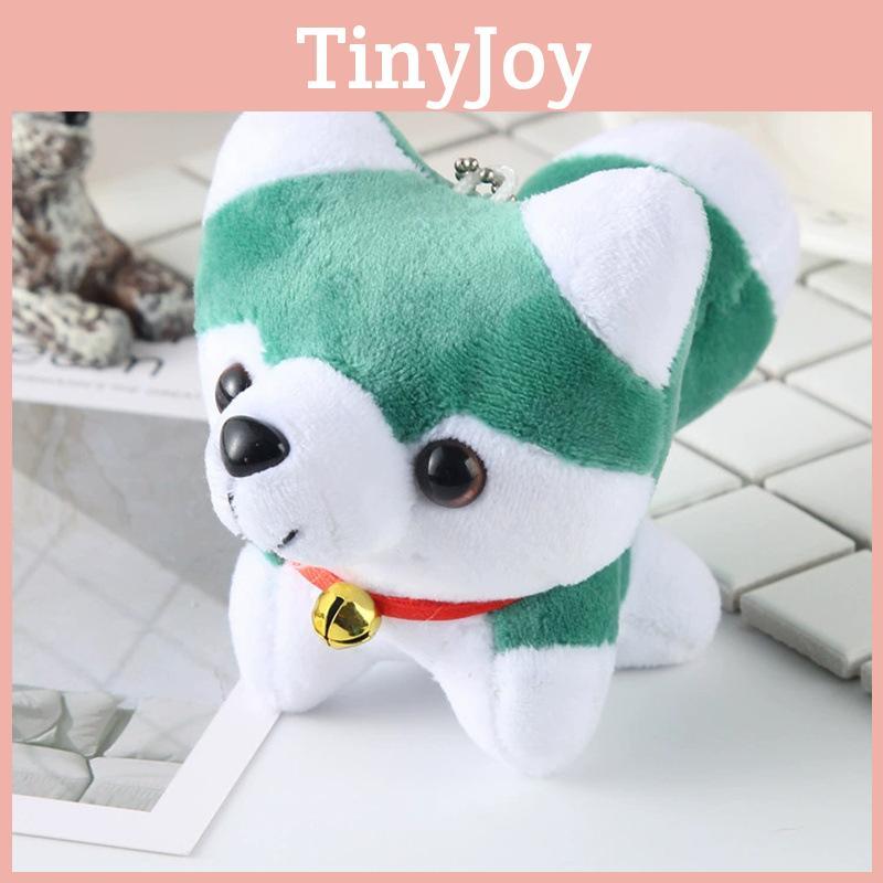 Adorable Husky Plush Toy Keychain Cute Dog Accessory For Backpacks Handmade