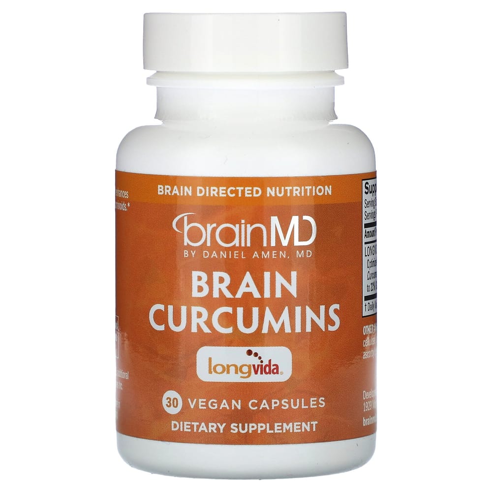 

iHerb Brain Curcumin 400mg Veggie Capsules, 30 Count 30 pcs - 1 ea