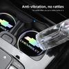 Keychain 2PCS Car Water Coaster Pad Laser Water Coaster Accessories For Chevrolet Matiz Onix Camaro Colorado Cobalt Spark Cruze