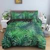 Green Plant Leaves Duvet Cover Set Floral Bedding Set Tropical Pattern Quilt  Comforter Cover With Pillowcase Home Textile