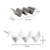 3 Grids Stainless Steel Taco Shell Holder Kitchen Plate Mexican Pancake Stand