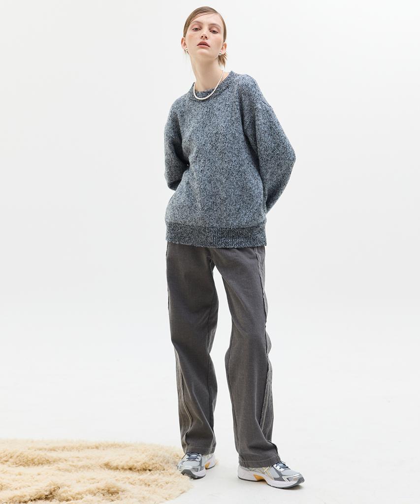 LARTIGENT Lx Stitch Cotton Pants(Charcoal)