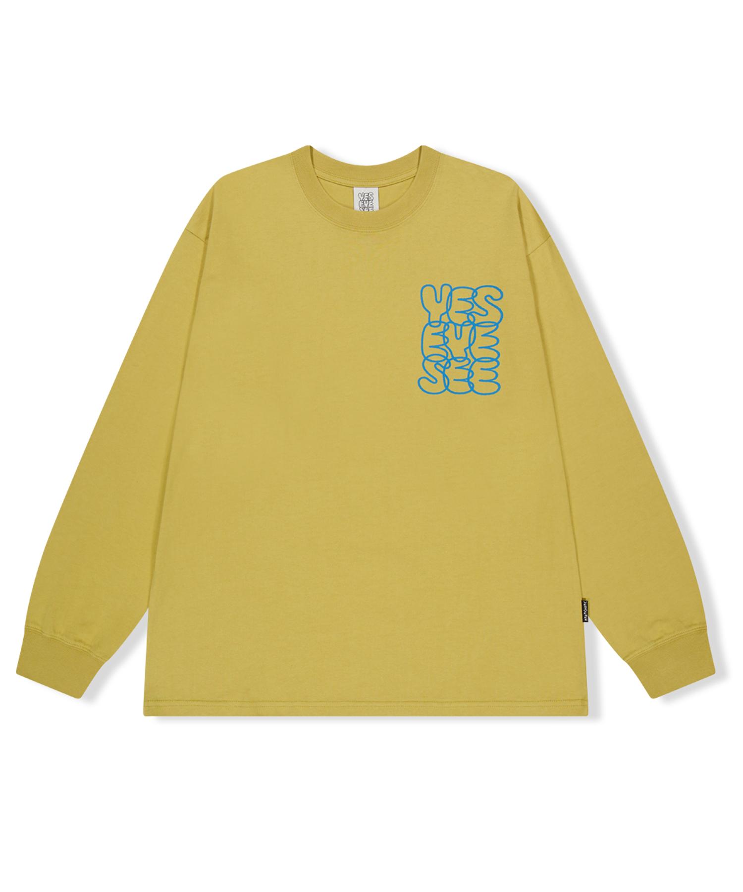 Yes Ic C-Logo L/S Mustard Xl
