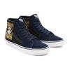 Vans Sk8 Neformální Vysoké Skate Boty Unisex Tenisky Modré Černé VN0A32QG9YJ