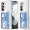 Hartes PC Wallet Case Kartenfach Halter Hüllen für Samsung Galaxy Z Fold7 5G Fold 7 5 6 Fold5 Fold6