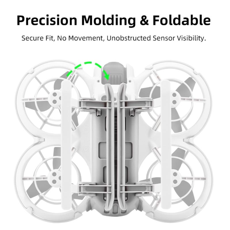 Heightened Landing Gear Landing Skids for Drones Foldable Support Legs with Screw Fixation Drones Accessories