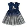 Girls' Korean Style Summer Princess Dress - Short-Sleeved Cotton