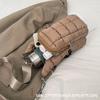 Quilted Water Bottle Holder Bag with Strap Water-resistant Carrier Bag Large Capacity Portable Crossbody Bag for Outdoor Sports
