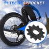 25H Chain Motor Sprocket 11T Drive Sprocket For 25H Chain H Holes 11 Teeth Steel Cycle 11t Sprocket For Kids Electric Scooter