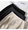 Women's High Waist Wool-Blend Sequined A-line Skirt - Autumn/Winter Slimming Bodycon with Slit
