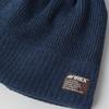 Avirex Knit Cap Perfect for Fall and Navy Size 028 Men's Fleece-Lined Single-Breasted Beanie, Short, Winter, Blue,