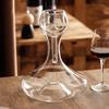 Luxury Crystal Wine Decanter with Fast Oxygenation and Filtration