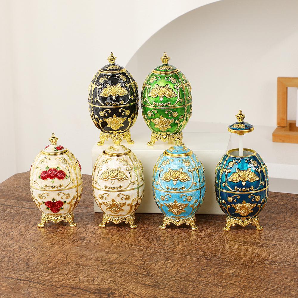 European Style Retro Automatic Toothpick Holder – Hand-Press Design, Fashionable Plastic Container