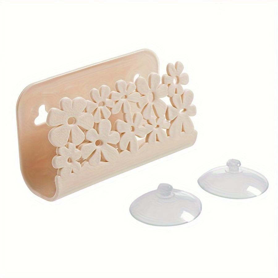 Storage Rack for Soap In The Kitchen Sink with a Hollow Design
