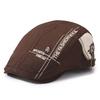 Beret Men's Spring Summer Skull Rivet Cap Women's British Vintage Sunscreen Hat
