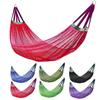 Portable Lightweight Ice Silk Mesh Hammock Swing Curved Anti Tip Bar Outdoor Camping Travel Garden Backyard Patio Beach Pool Use