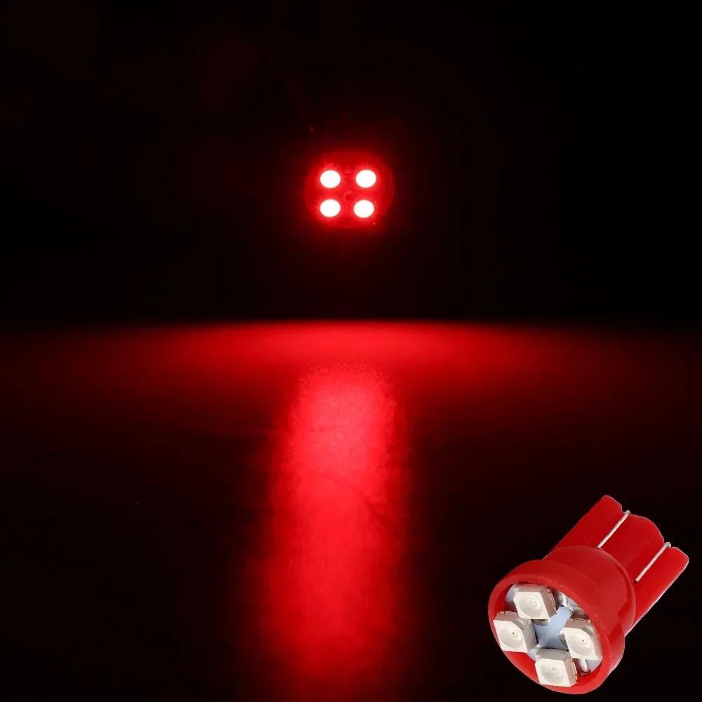 Car Lamp Bulb T10 3528 1210 4SMD Wide Light Reading Lamp Dashboard Light Plate Lamp W5W Motorcycle Equipment Accessories Amagi