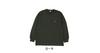 NANGA Men's ECO HYBRID BOX LOGO Long Sleeve T-Shirt, White, Size L