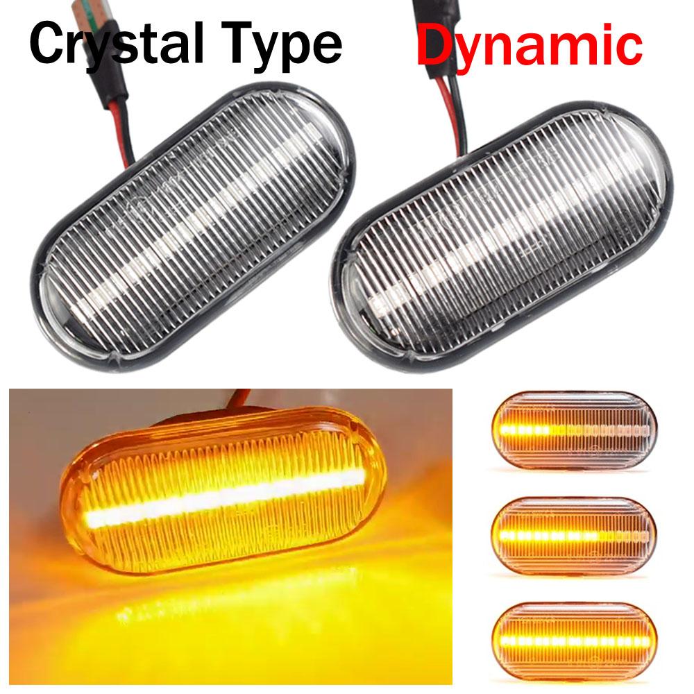 1 Pair Blinker Signal Lamp LED Car Dynamic Side Marker Turn Signal Light For Nissan Qashqai Navara Micra 350Z Note Pathfinder