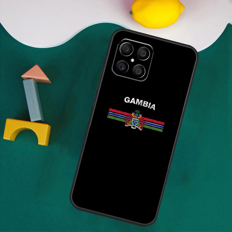 Gambia Flag Case For Honor Magic 7 Pro 5 6 Lite Honor 200 Pro 50 70 90 X9a X8a X8 X9 X8b X9b X9c Cover