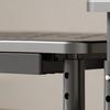Computer Monitor Riser Cold-Rolled Steel Ventilated Monitor Stand with Drawer 3-Level Height Adjustment Laptop Stand for Home Office