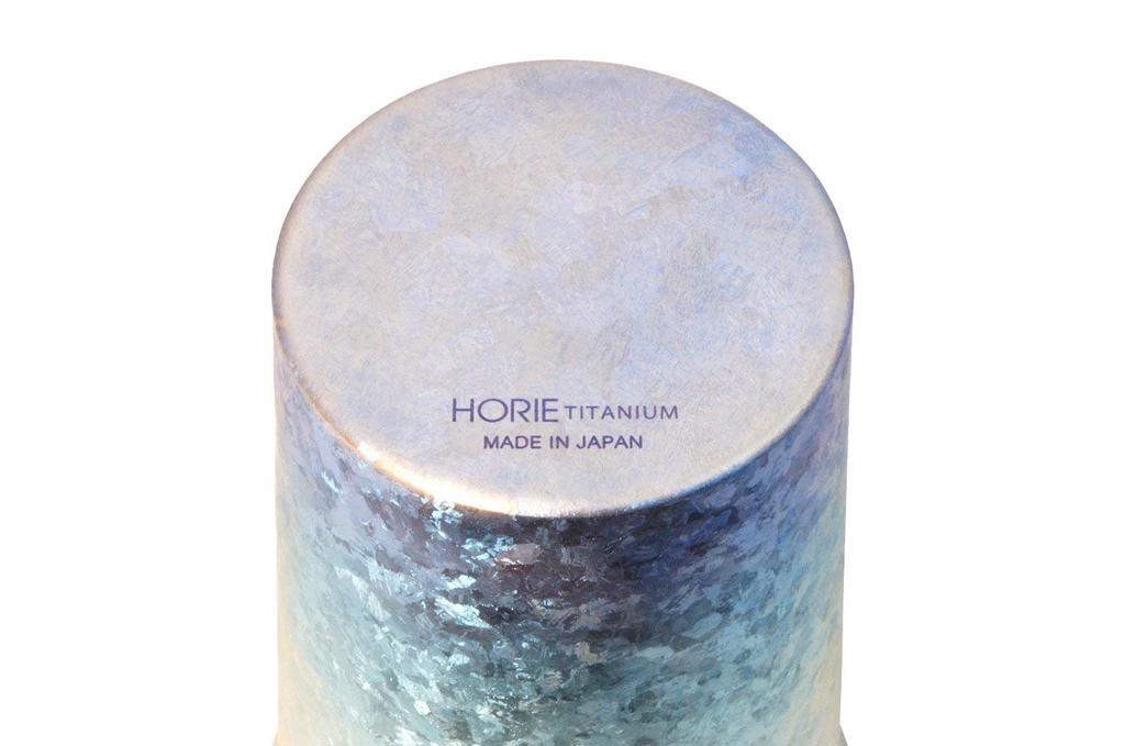 HORIE Made in Niigata Prefecture Titanium Double Tumbler Kiln Light 270cc Chugu Torakuma Shoten Custom Made Gradient Blue T09KM270GB Tsubame,