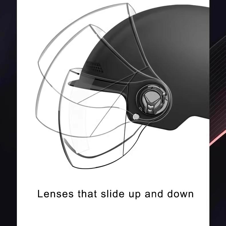 Motorcycle Helmet for Men Women Classic Retro Scooter Vintage Half Helmet Ultralight Cycling MTB Bike Bicycle Motorcycle Helmets