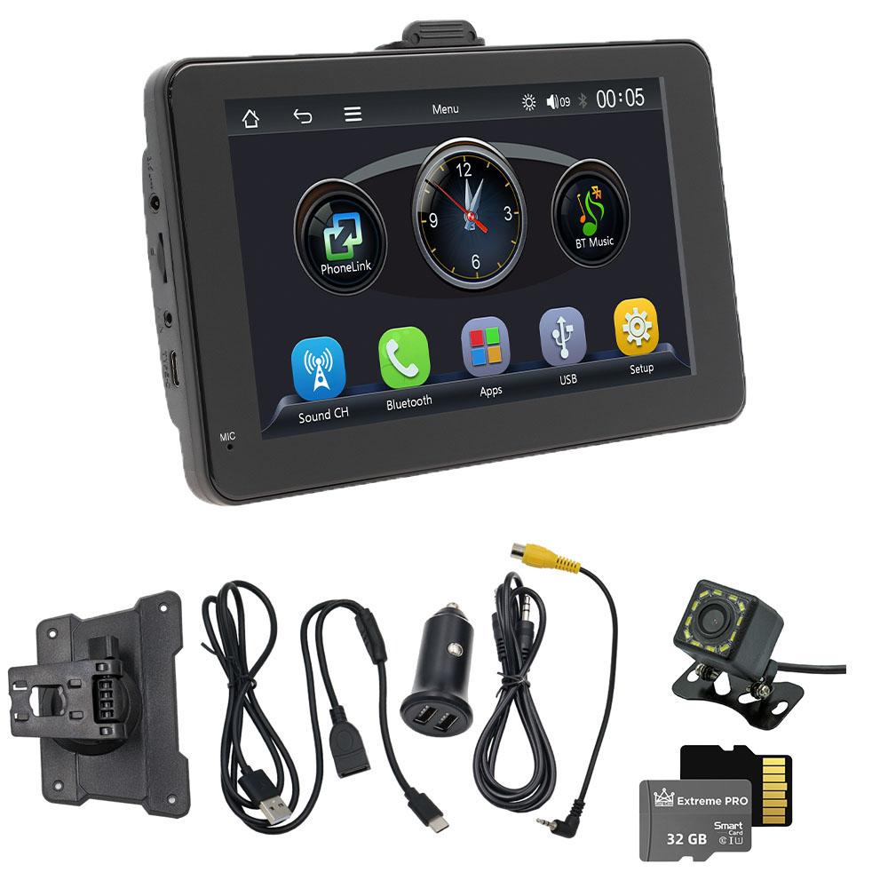 7 Inch Wireless Carplay Car MP5 Driving Recorder Bluetooth Connection Wireless Carplay Android AUTO Reverse Rear View B5320R