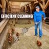 Chicken Poop Scooper,3 in 1 Adjustable Chicken Scooper for Poop (22-45.6inch) Long Handle for Farm Chicken Poop Scooper & Home Kitty Litter