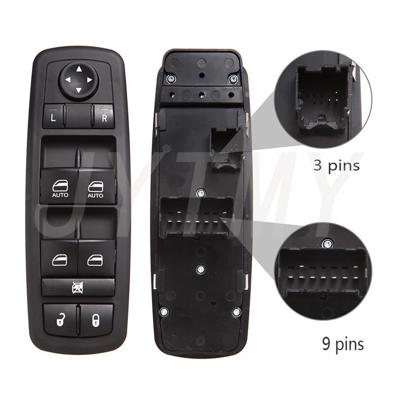 Car Accessories For 2009-2012 Dodge Ram 1500 2500 3500 Truck LHD Window Switch Electric Power Glass Lifter Control Button parts
