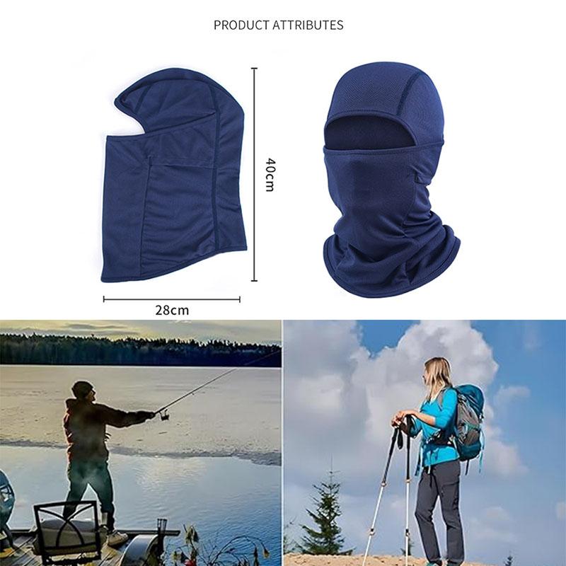 Windproof Breathable Anti-UV Full Face Balaclava Cycling Cap Motorcycle Helmet Liner Bicycle Hat Ski Cover Motocross Face Mask