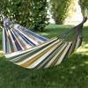 Portable Two-Person Outdoor Camping Polyester Cotton Hammock Thickened Striped Kids Camping Sleeping Swing With Organizer Bag