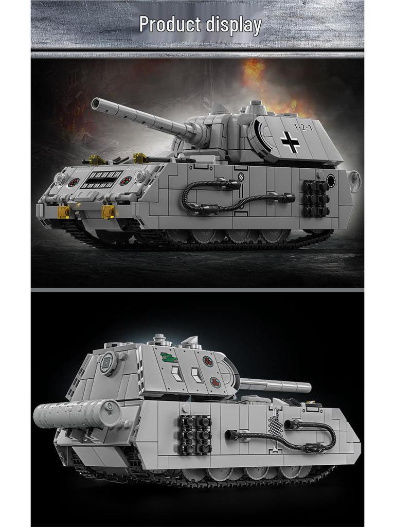 Le Yi 66051-72 Elephant Tank Destroyer IS2 Building Blocks for Kids