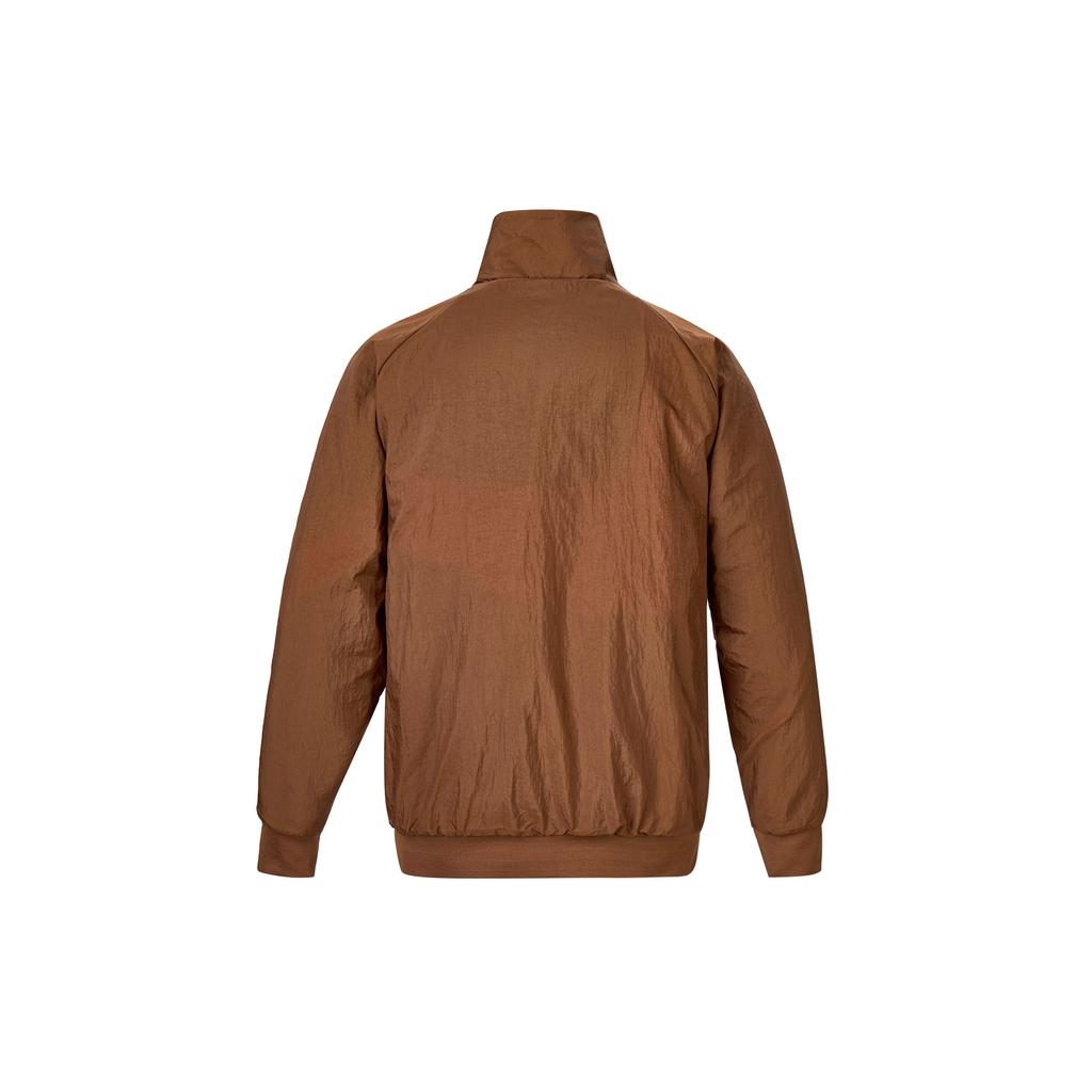 Nike Sportswear Swoosh Reversible Stand Collar Zip Fleece Jacket Men Jackets Surprise-Cocoa Coconut-Milk Light-British-Brown BQ6546-259