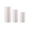 Runtow 3Pcs Wedding Cylindrical Bucket Cover Cloth ,Wedding Party Dessert Table Covers ,Birthday Background Decoration